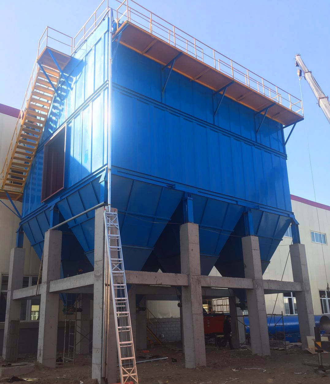 三祥新材（宁夏）有限公司中频炉布袋除尘器